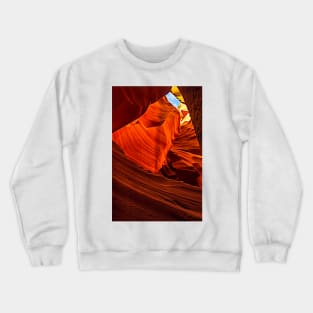 Looking Up from Lower Antelope Canyon - Painterly Crewneck Sweatshirt